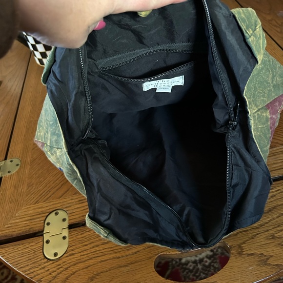 Vintage NEPAL BOHO Hippie PEACE SKULLS Patchwork Shoulder Hippie Bag - Picture 6 of 11